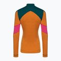 Дамска термоактивна блуза Smartwool Merino Baselayer Colorblock 1/4 Zip Boxed marmalade heather 4