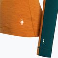 Дамска термоактивна блуза Smartwool Merino Baselayer Colorblock 1/4 Zip Boxed marmalade heather 6