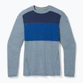 Мъжка термоактивна блуза Smartwool Thermal Merino Baselayer Colorblock Crew Boxed pewter blue 3