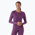 Дамска термоактивна блуза Smartwool Merino 250 Baselayer Crew Boxed purple iris heather