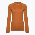 Дамска термоактивна блуза Smartwool Merino 250 Baselayer Crew Boxed marmalade heather 3