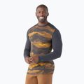 Мъжки термални тениски Smartwool Merino 250 Baselayer Crew в кашон с въглен mtn scape