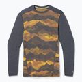 Мъжка термоактивна блуза Smartwool Merino 250 Baselayer Crew Boxed charcoal mtn scape 6