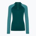 Дамска термоактивна блуза Smartwool Classic Thermal Merino Baselayer 1/4 Zip Boxed emerald 3