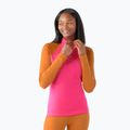 Дамски дълъг ръкав Smartwool Classic Thermal Merino Baselayer 1/4 Zip в кутия power pink