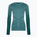 Дамска термоактивна блуза Smartwool Intraknit Thermal Merino Baselayer Pattern Crew cascade 3