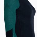 Дамска термоактивна блуза Smartwool Intraknit Thermal Merino Baselayer Colorblock 1/4 Zip navy 5