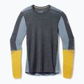 Мъжки термобельо Smartwool Intraknit Merino Baselayer Colorblock Crew с дълъг ръкав и въглен 3