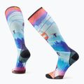 Скиорски чорапи Smartwool Ski Zero Cushion Ski Day Print ОTC laguna blue