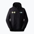 Мъжки суитшърт The North Face Tekno Logo Hoodie black/sun sprite 5