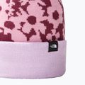 Детска зимна шапка The North Face Ski Tuke boysenberry с градиентен флорален принт 2
