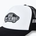 Мъжки Vans Classic Patch Curved Bill Trucker шапка черно/бяло 4