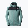 Мъжки суитшърт The North Face Reaxion Fleece F/Z Hoodie dark sage heather/asphalt grey 4
