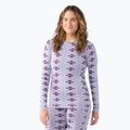 Дамска термоактивна блуза Smartwool Merino 250 Baselayer Crew Boxed violet flirt with me