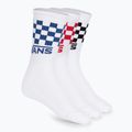 Мъжки чорапи Vans Classic Check Crew 3 чифта white