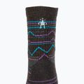 Дамски чорапи за трекинг Smartwool Hike Light Cushion Mountain Range Pattern Crew chestnut 3