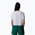 The North Face дамска тениска Simple Dome Cropped Slim Tee tnf white 3