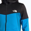 Мъжки суитшърт The North Face Ma Full Zip skyline blue/black 3