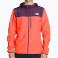 Мъжко яке за бягане The North Face Higher Run Wind vivid flame/black currant purple