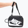 Чанта за тренировка квадратна Nike Small 8 l black/ black/white 5