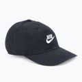 Детска бейзболна шапка Nike Club Unstructured Futura Wash white/black