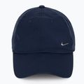 Бейзболна шапка Nike Dri-Fit Club Unstructured Metal Swoosh midnight navy/metallic silver 2