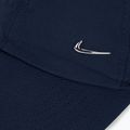 Бейзболна шапка Nike Dri-Fit Club Unstructured Metal Swoosh midnight navy/metallic silver 3