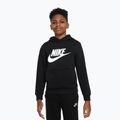 Детски Nike Club Fleece Hoodie черен/бял 5