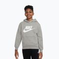 Детски суитшърт Nike Club Fleece Hoodie dark grey heather/white
