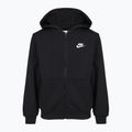 Детски суитшърт Nike Club Fleece black/white