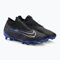 Nike Phantom GX Academy DF FG/MG черни/хром/хипер роял футболни обувки 4