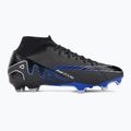 Nike Zoom Mercurial Superfly 9 Academy MG футболни обувки черни/хром/хипер реални 2
