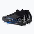 Nike Zoom Mercurial Superfly 9 Academy MG футболни обувки черни/хром/хипер реални 3