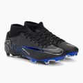 Nike Zoom Mercurial Superfly 9 Academy MG футболни обувки черни/хром/хипер реални 4