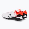 Nike Tiempo Legend 10 Pro FG бели/черни/ярко малинови футболни обувки 3