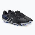 Nike Tiempo Legend 10 Academy MG футболни обувки черни/хром/хипер реални 4