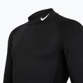 Мъжка блуза с дълъг ръкав за тренировка Nike Pro Dri-Fit Mock-Neck black/white 8