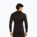 Мъжка блуза с дълъг ръкав за тренировка Nike Pro Dri-Fit Mock-Neck black/white 3