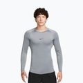 Мъжка блуза с дълъг ръкав за тренировка Nike Pro Dri-Fit Tight Fitness smoke grey/black