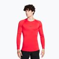 Мъжка блуза с дълъг ръкав за тренировка Nike Pro Dri-Fit Tight Fitness university red/black