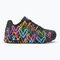 Дамски обувки SKECHERS JGoldcrown Uno Highlight Love black/multicolor 2