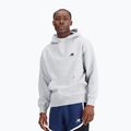 Мъжки New Balance Hoops Fleece Hoodie athletic grey