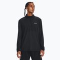 Мъжки Under Armour Seamless Stride 1/4 Zip black/reflective бягане с дълъг ръкав