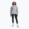 Дамски суичър Under Armour Icon Fleece Hoodie мод сив светъл меланж/бял 2