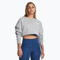 Under Armour дамски суитшърт Icon Fleece Crew mod gray light heather/white 6
