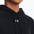 Дамски суичър Under Armour Rival Fleece Hoodie черно/бяло 4