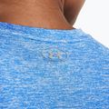 Under Armour Tech SSC дамска тениска за тренировки вода/бяло/металическо сребро 4