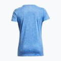 Under Armour Tech SSC дамска тениска за тренировки вода/бяло/металическо сребро 6