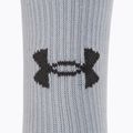 Under Armour Performance Tech 3pk Crew mod сиви/бели/струйни чорапи 8