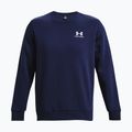 Мъжки суитшърт Under Armour Essential Fleece Crew midnight navy/white